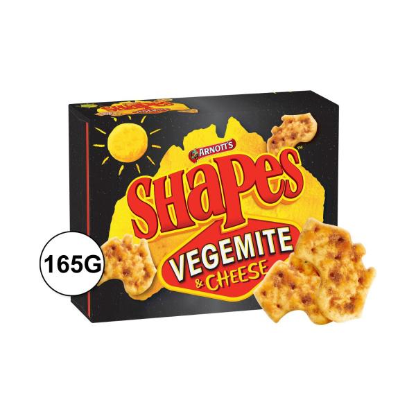 Arnott's Shapes Vegemite & Cheese 165g product image