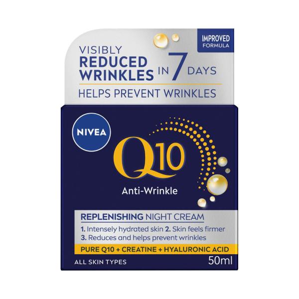 Nivea Q10 Plus Night Cream Anti Wrinkle 50mL product image