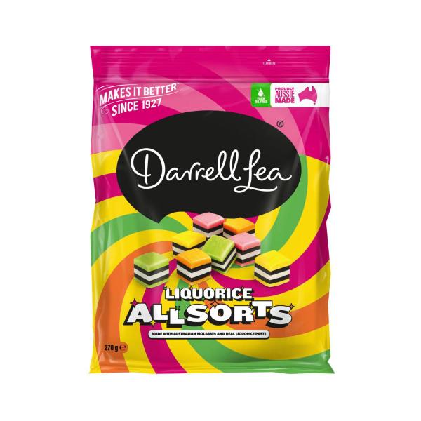 Darrell Lea Allsorts Liquorice 270g product image
