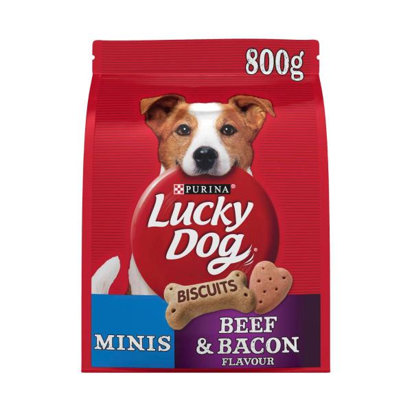 Purina Lucky Dog Adult Beef & Bacon Bones Dog Treat 800g product image