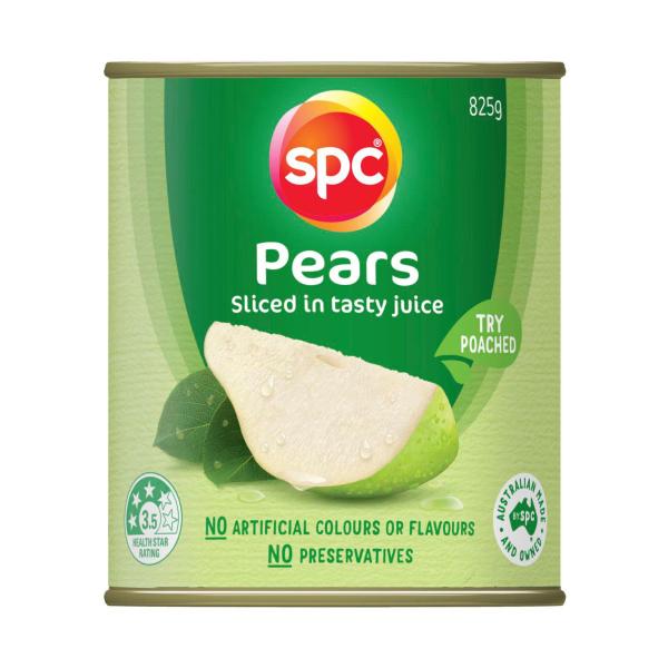 SPC Pears Sliced Fruit In Juice 825g product image