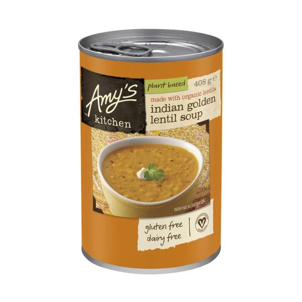 Plant Based Organic Indian Golden Lentil Soup