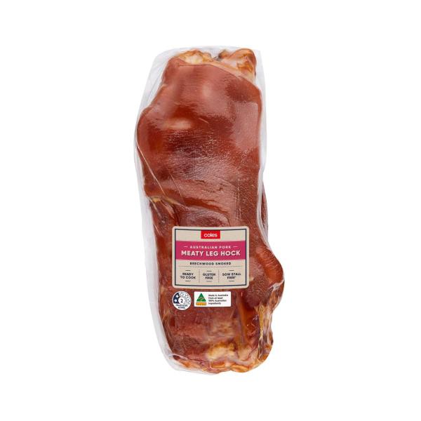 Coles Smoked Meaty Pork Leg Hock approx. 1kg each product image