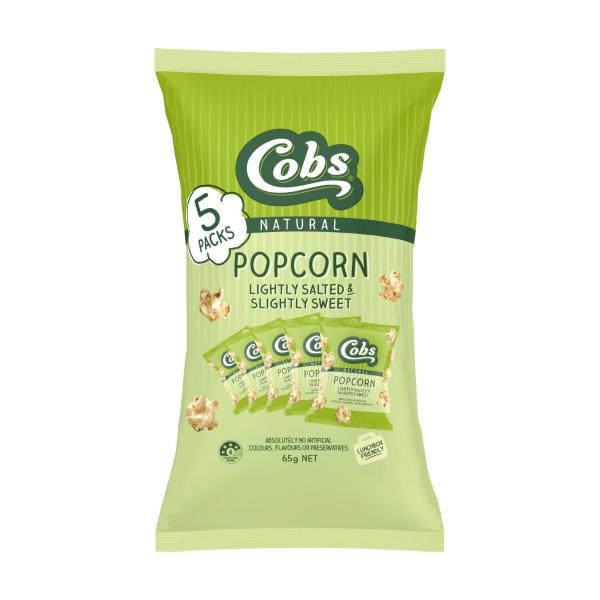 Cobs Sweet & Salty Popcorn Multipack Lunchbox Snacks 5 Pack