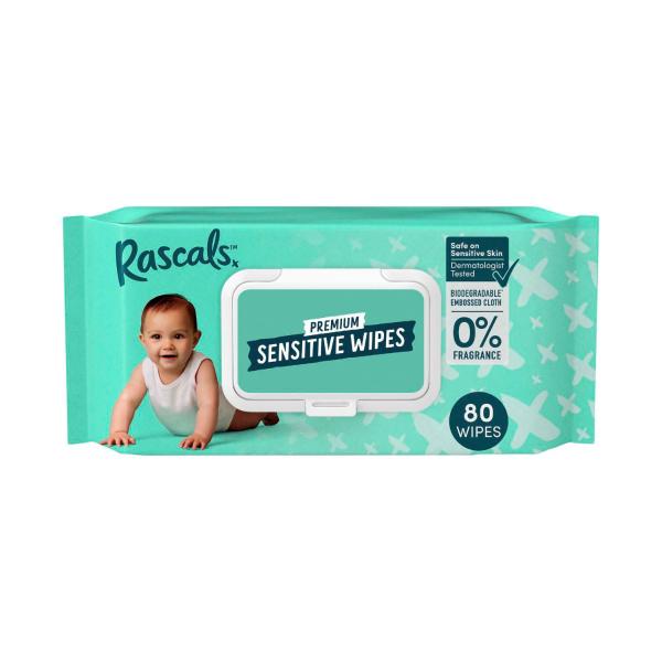 Premium Sensitive Wipes Plastic Free Cloth