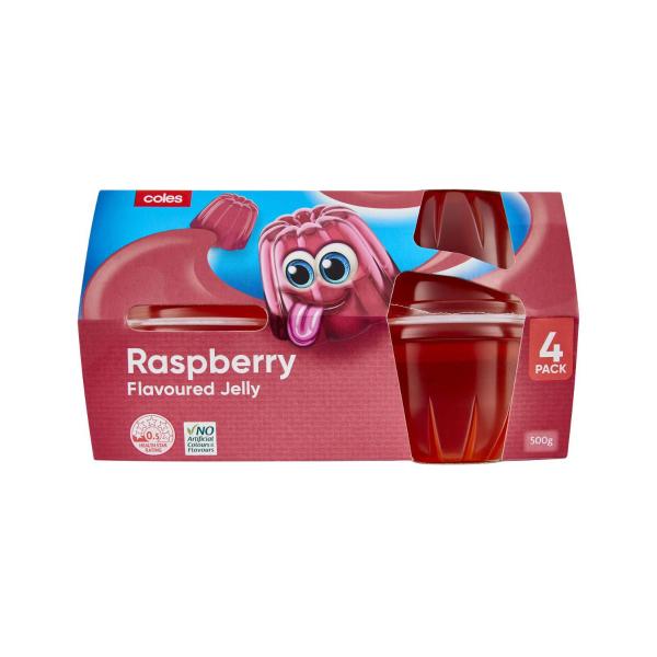 Raspberry Jelly Cups 4 Pack