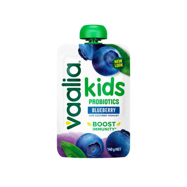Vaalia Kids Yoghurt Pouch Blueberry 140g product image