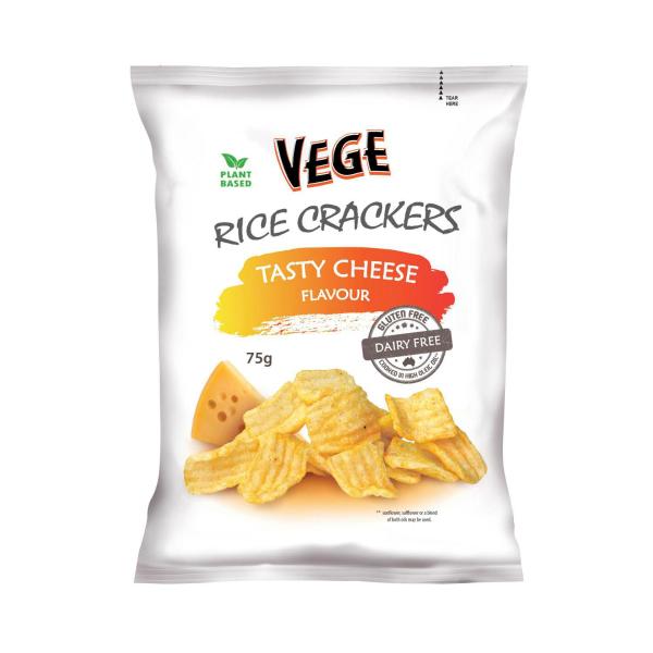 Vege Rice Crackers Tasty Cheese Flavour | 75g – Coles