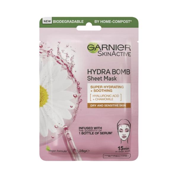 Garnier Hydrabomb Tissue Mask Camomile | 28g – Coles
