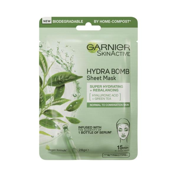 Garnier Hydrabomb Tissue Mask Green Tea | 28g – Coles
