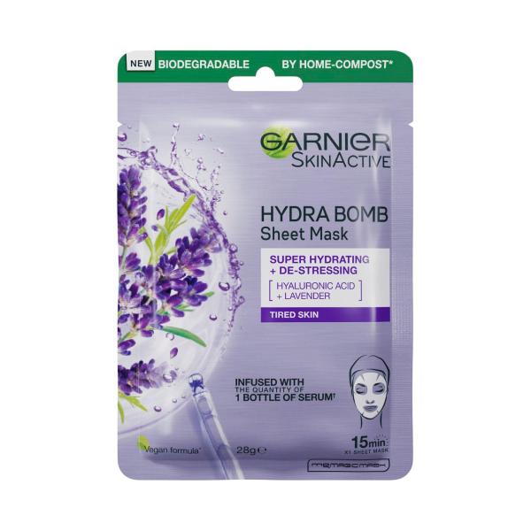 Garnier Hydrabomb Tissue Mask Lavender | 28g – Coles