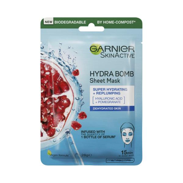 Garnier Hydrabomb Tissue Mask Pomegranate | 28g – Coles
