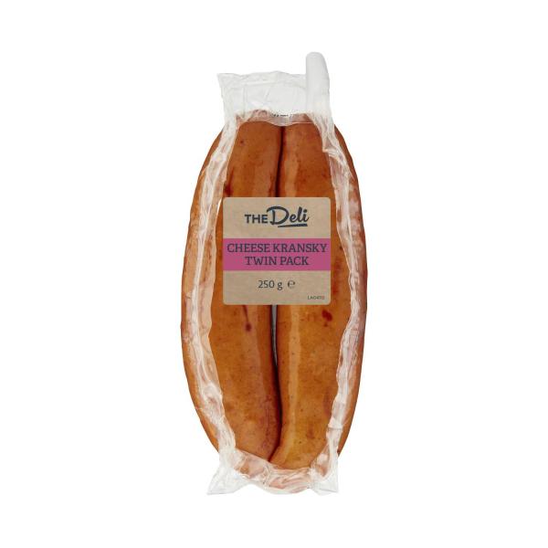 The Deli Cheese Kransky Twin Pack 250g product image