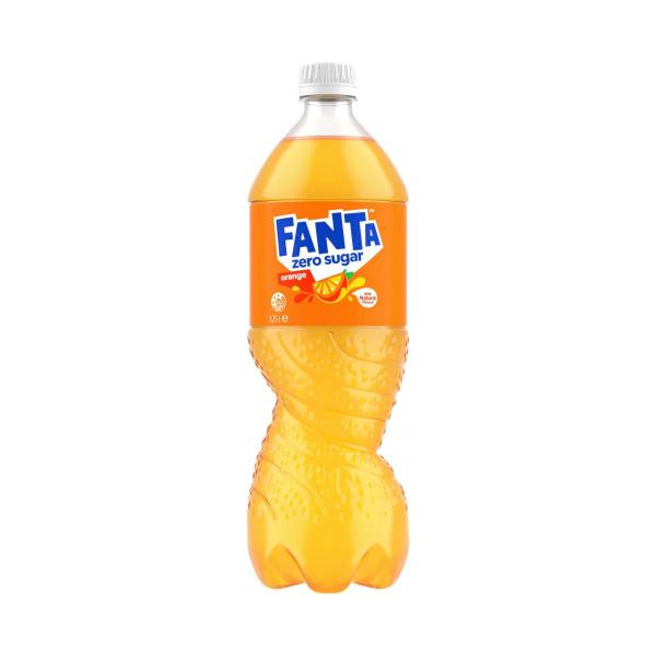 Orange Zero Sugar Soft Drink Bottle