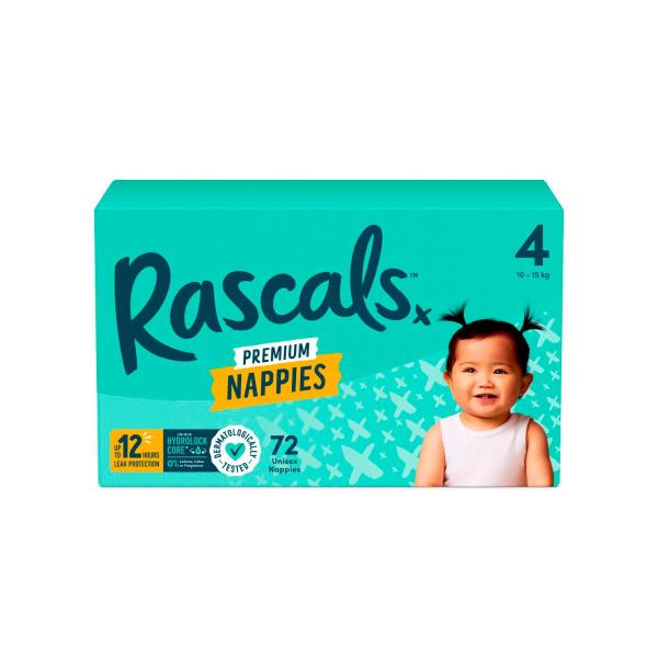 Premium Nappies Size 4 (10-15kg)