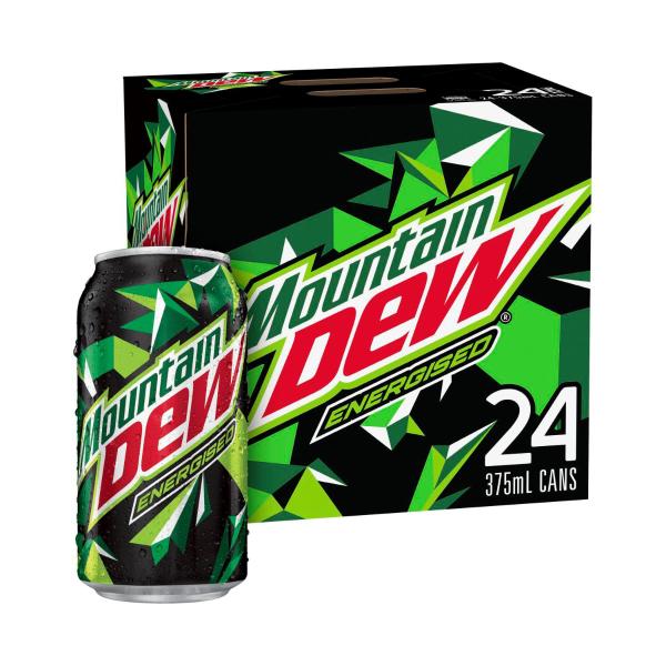 Energised Soft Drink Multipack Cans 375ml x 24 Pack