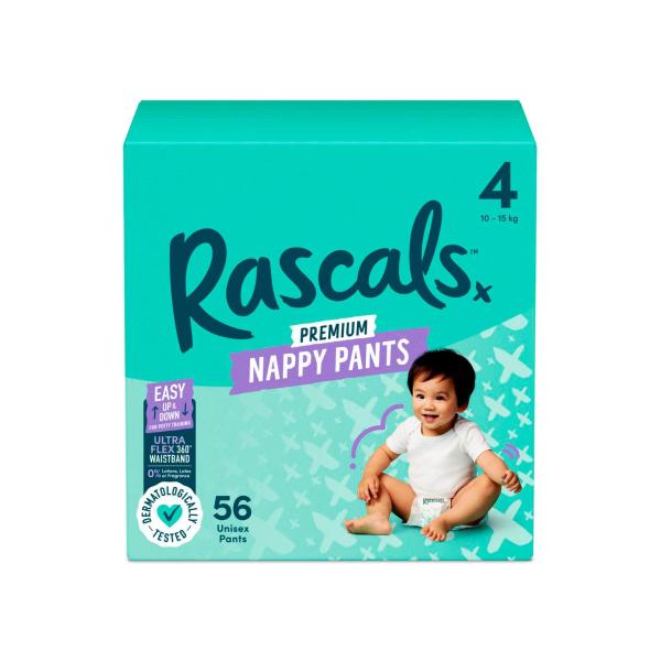 Premium Nappy Pants Size 4 (10-15kg)