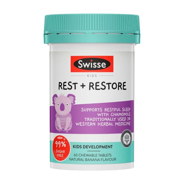 Swisse Kids Rest & Restore Supports Nervous System Health | 60 pack