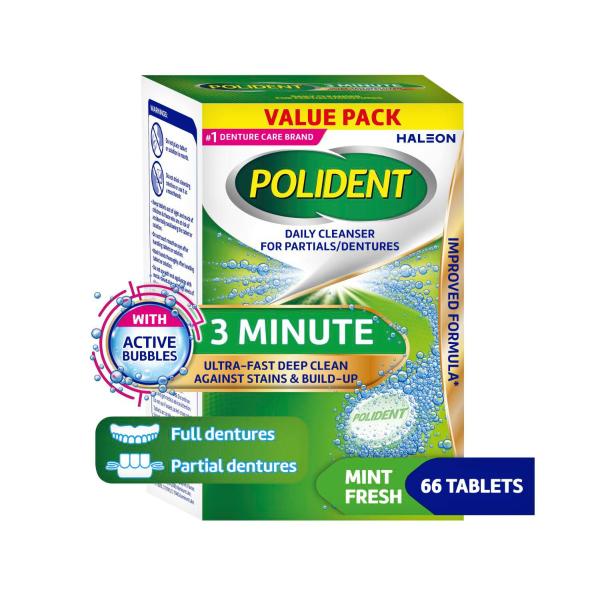 3 Minute Daily Cleanser For Dentures And Partials