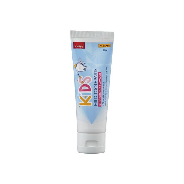 Coles Kids Toothpaste Strawberry 98g product image