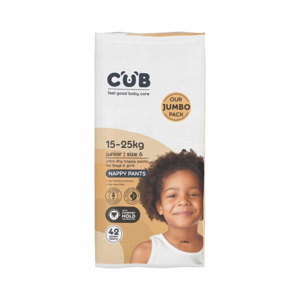 Nappy Pants Junior Size 6 Jumbo (15-25kg)