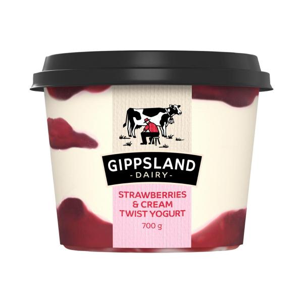 Strawberry Cream Twist Yoghurt