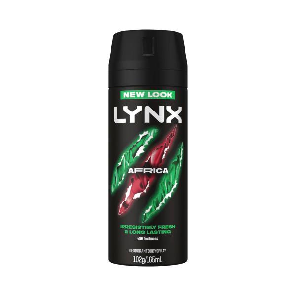 Lynx Deodorant Body Spray Africa 165mL product image