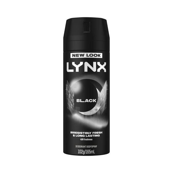 Lynx Deodorant Body Spray 48hr Black 165mL product image