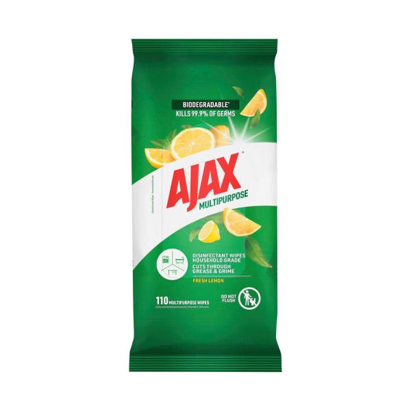 Eco Antibacterial Multipurpose Disinfectant Wipes Fresh Lemon