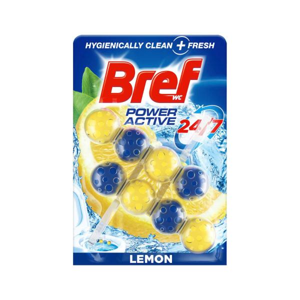 Power Active Rimblock Toilet Cleaner Juicy Lemon Twin Pack 2x50g