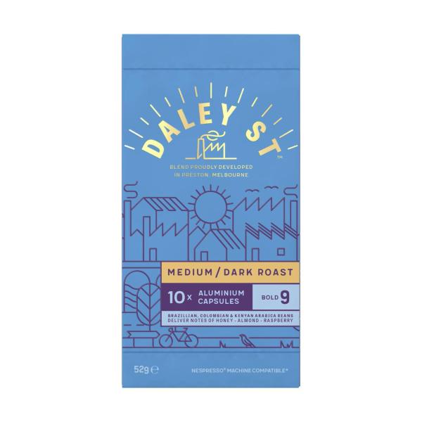 Daley Street Medium/Dark Aluminium Nespresso Compatible Coffee Capsules 10 pack product image