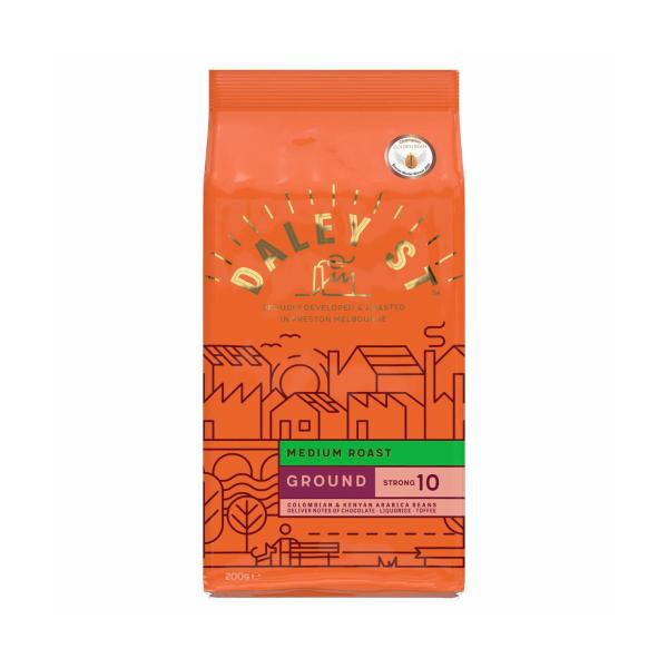 Daley Street Medium Coffee Ground 200g product image