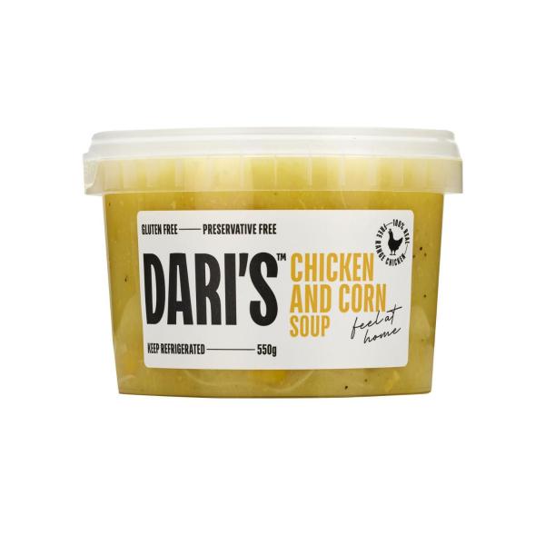 Dari's Chicken And Corn Soup 550g product image