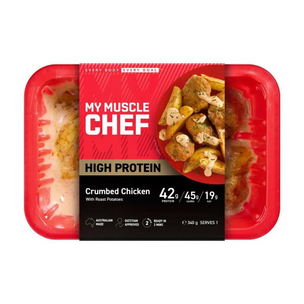 Chef Crumbed Chicken Roast Potatoes