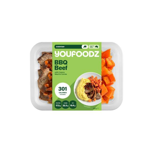 Slow Cooked BBQ Beef And Mash Meal