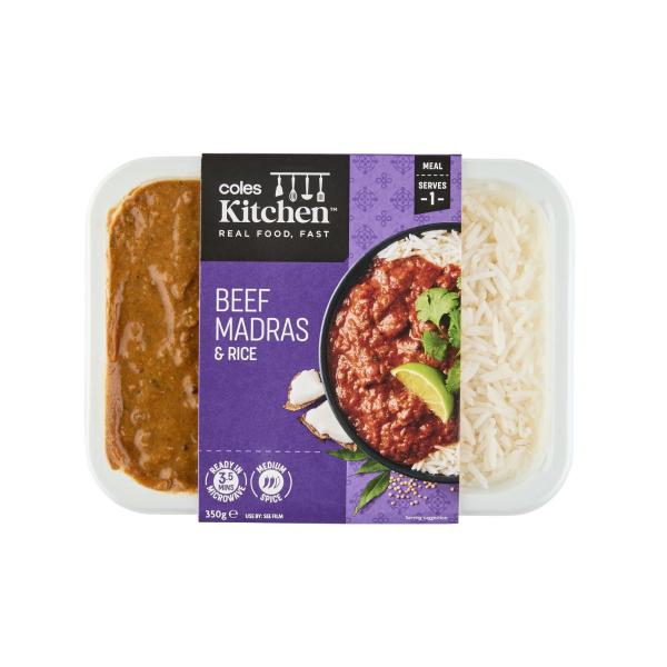 Beef Madras And Rice
