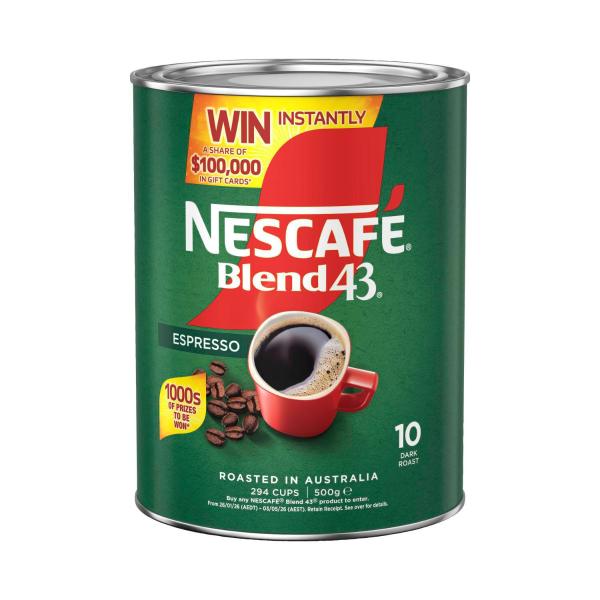 Nescafe Blend 43 Coffee Espresso 500g
