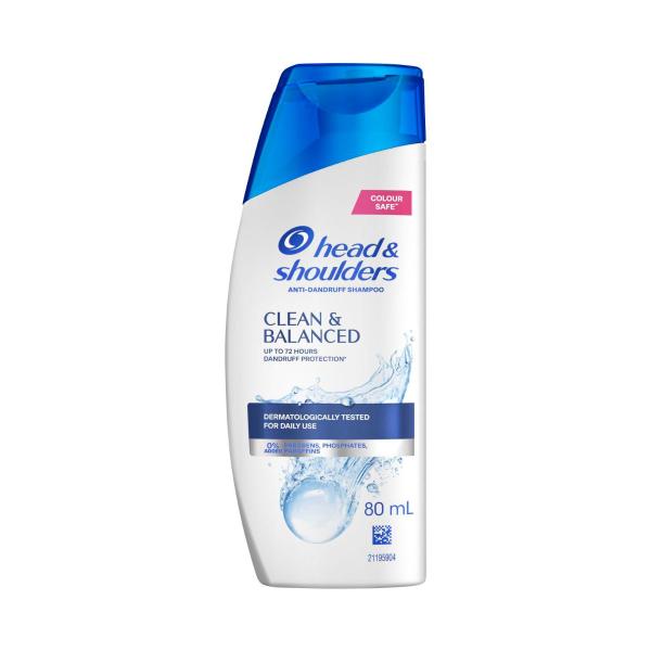 Head & Shoulders Clean & Balanced Shampoo 80mL product image