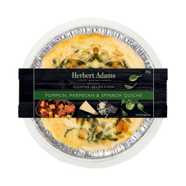 Quiche Pumpkin Parmesan Spinach
