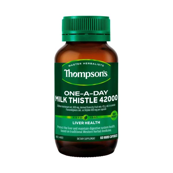 Thompson's One-a-day Milk Thistle 42000mg Capsules | 60 pack – Coles