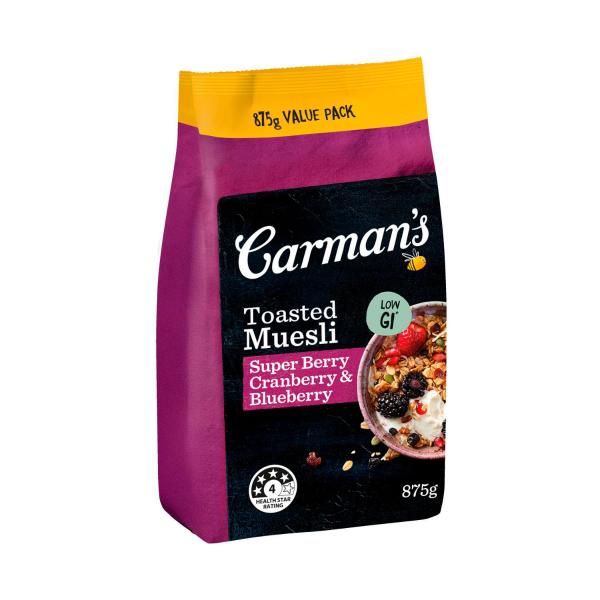 Carman's Super Berry Muesli 875g