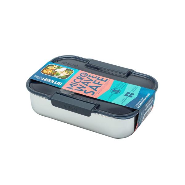 Blue Stainless Steel Bento Box