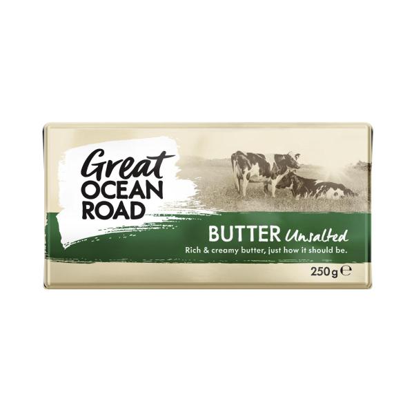 Great Ocean Road Pat Butter Unsalted 250g product image