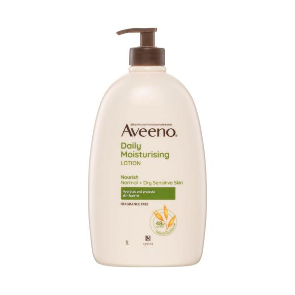 Aveeno Daily Moisturising Non-Greasy Fragrance Free Body Lotion 1L product image
