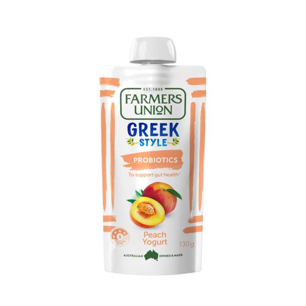 Farmers Union Yoghurt Peach 130g product image