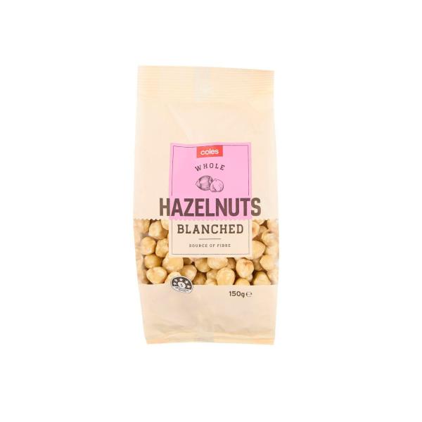 Coles Blanched Hazelnuts 150g product image