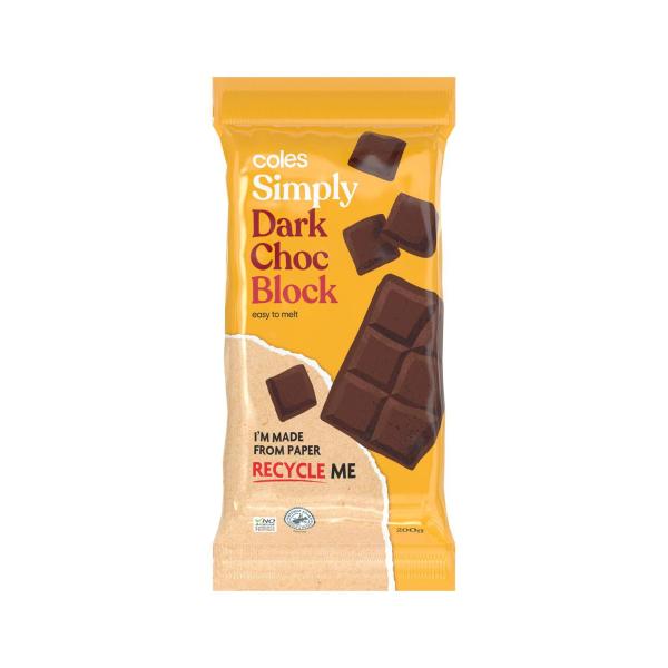 Compound Dark Chocolate Block