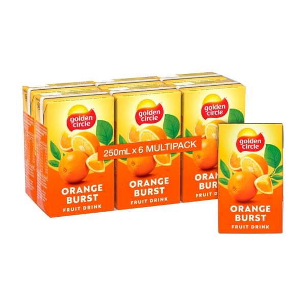 Tetra Drink Orange 6 Pack