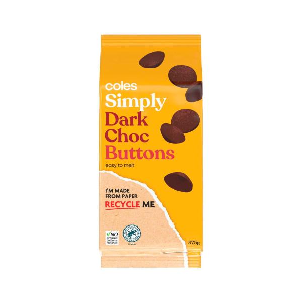 Dark Compound Chocolate Buttons