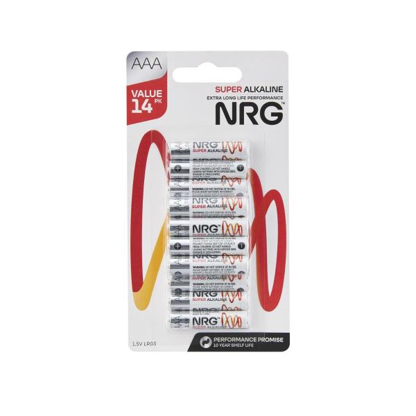 NRG Super Alkaline AAA | 14 pack – Coles
